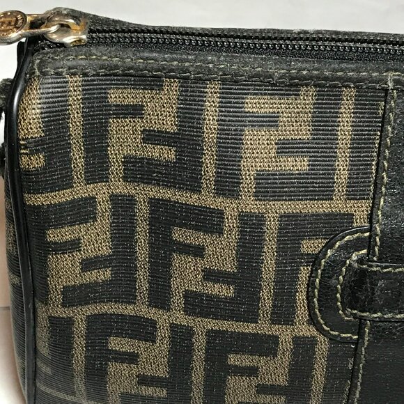 FENDI Vintage 1980's Zucca Crossbody / Shoulder Bag - Picture 3 of 16